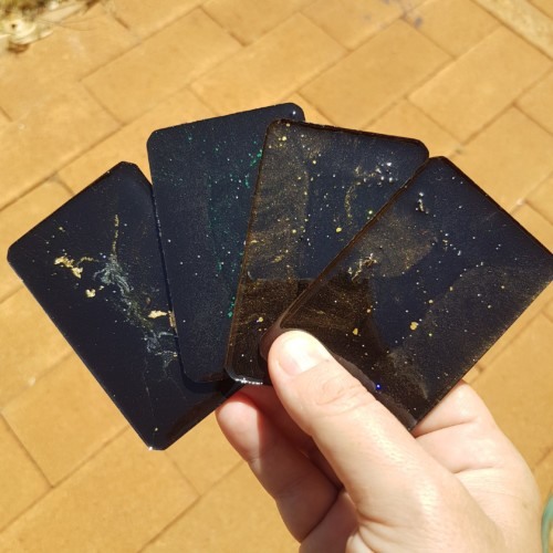 "The Mighty" Shungite Orgonite Card 2
