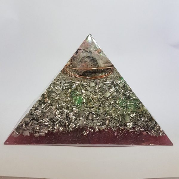 Macrocosm Holy Hand Grenade Orgonite Orgone Pyramid 9.5cm 1