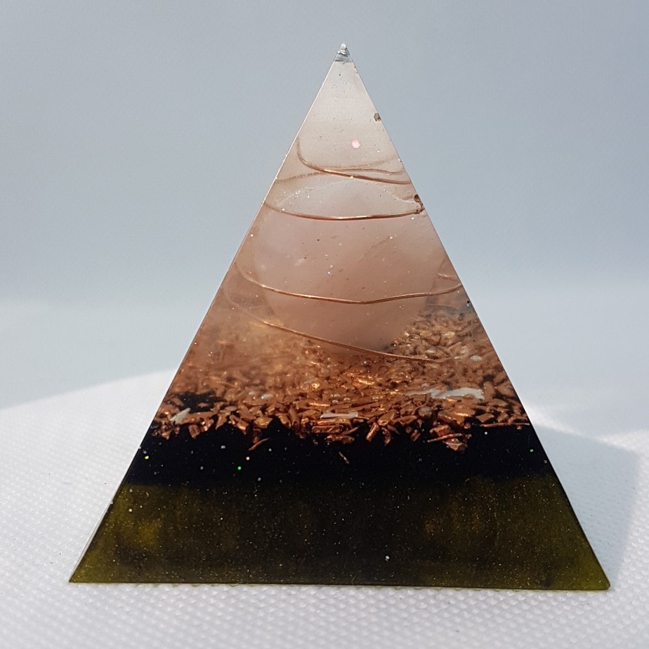 Strength from Within Orgone Orgonite Pyramid 6cm 1