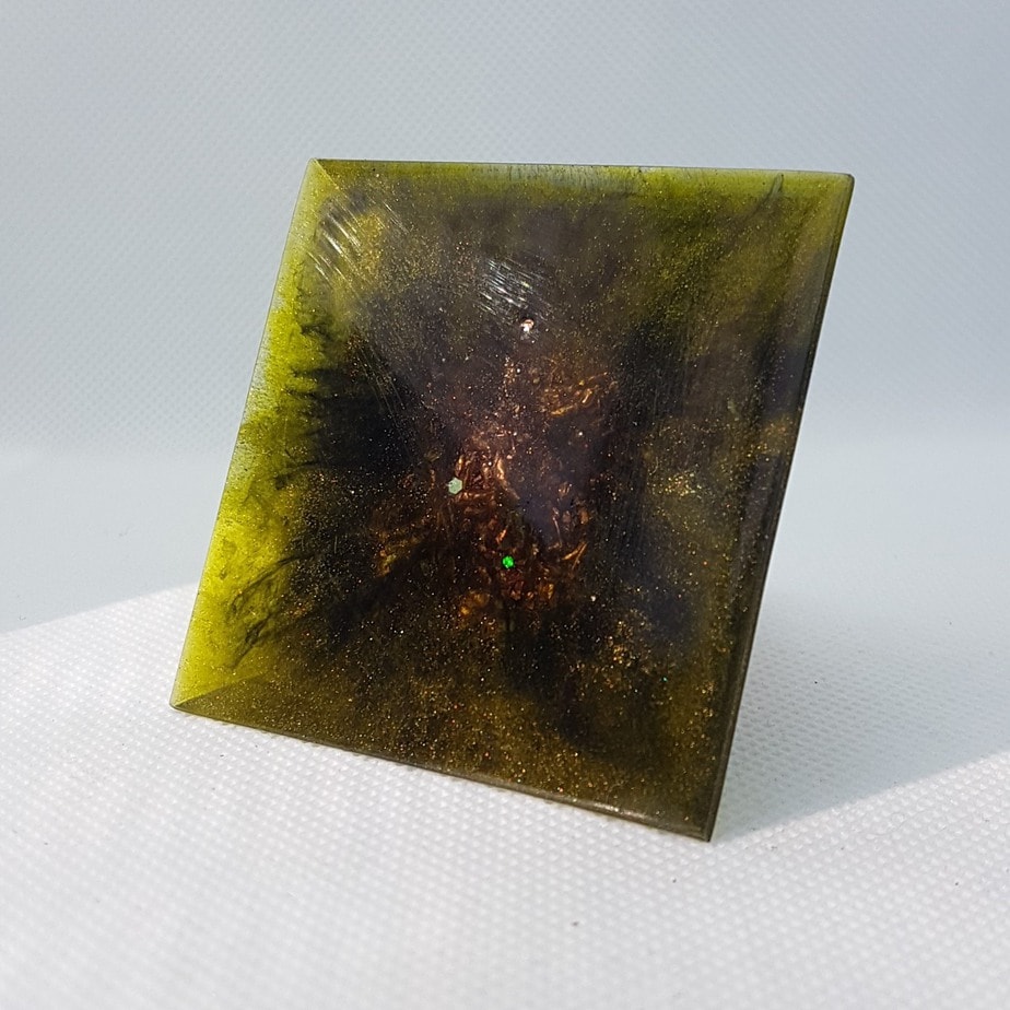 Strength from Within Orgone Orgonite Pyramid 6cm 2