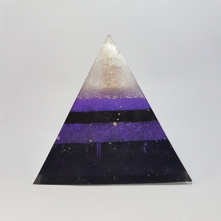 Rise Up Orgone Orgonite Pyramid 6cm 1