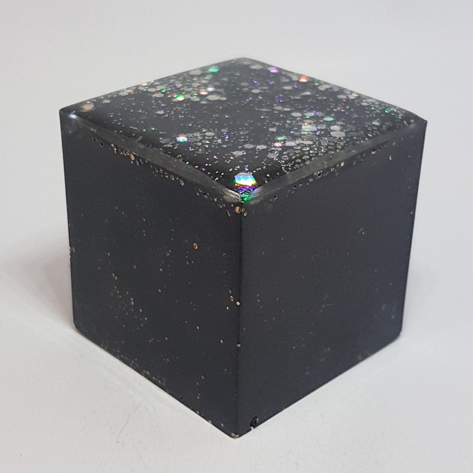 World Cube Tower Buster Orgonite Cube 4cm