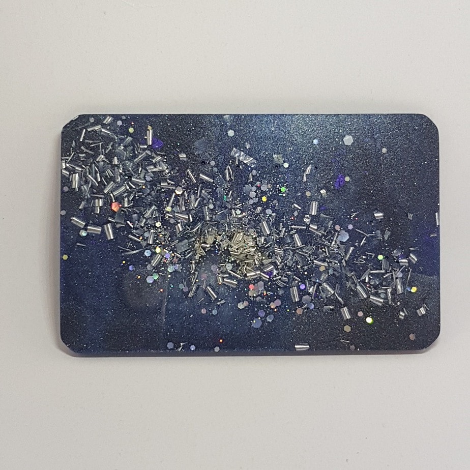Starry Night Quartz Orgonite Orgone Card 1