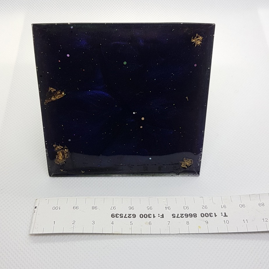 Morphing Nebula Orgone Orgonite Pyramid 9cm 5