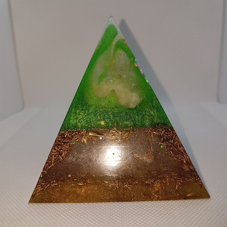 Primordial Ooze Orgone Orgonite Pyramid 9cm 3