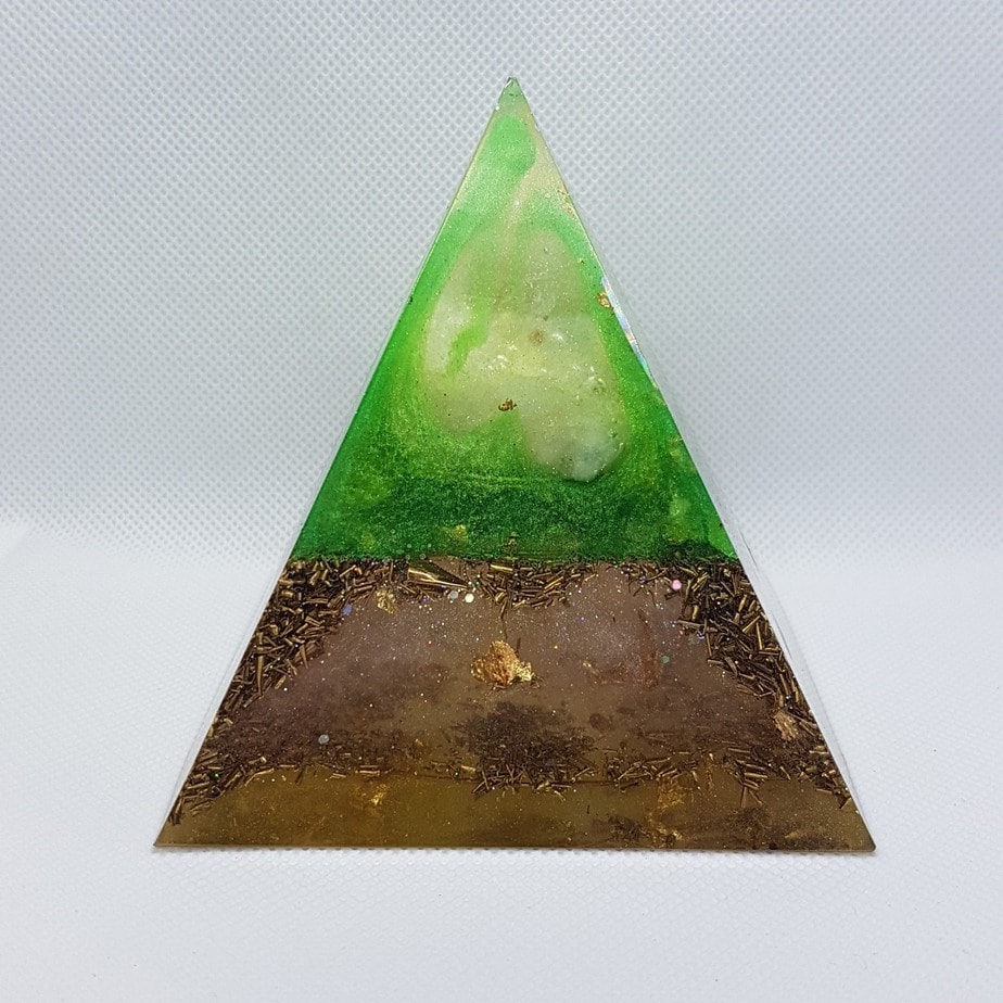 Primordial Ooze Orgone Orgonite Pyramid 9cm 6