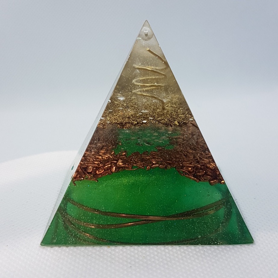 Transcendental Orgone Orgonite Pyramid 6cm 1