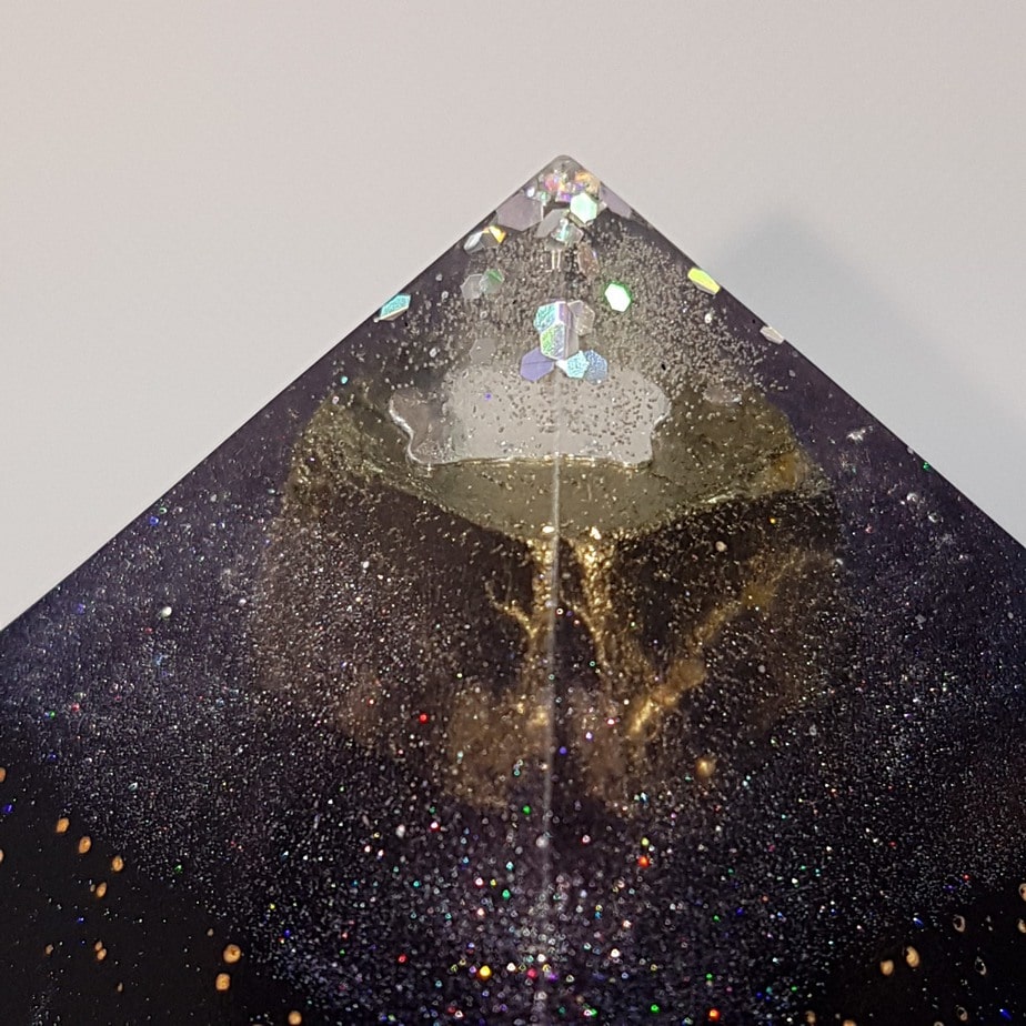 Super Massive Blackhole Holy Hand Grenade Orgonite Orgone Pyramid 9.5cm 3