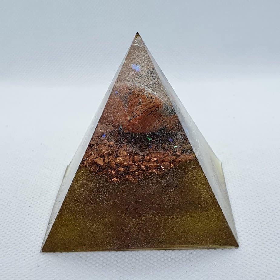 Alectrona II Orgone Orgonite Pyramid 6cm 2