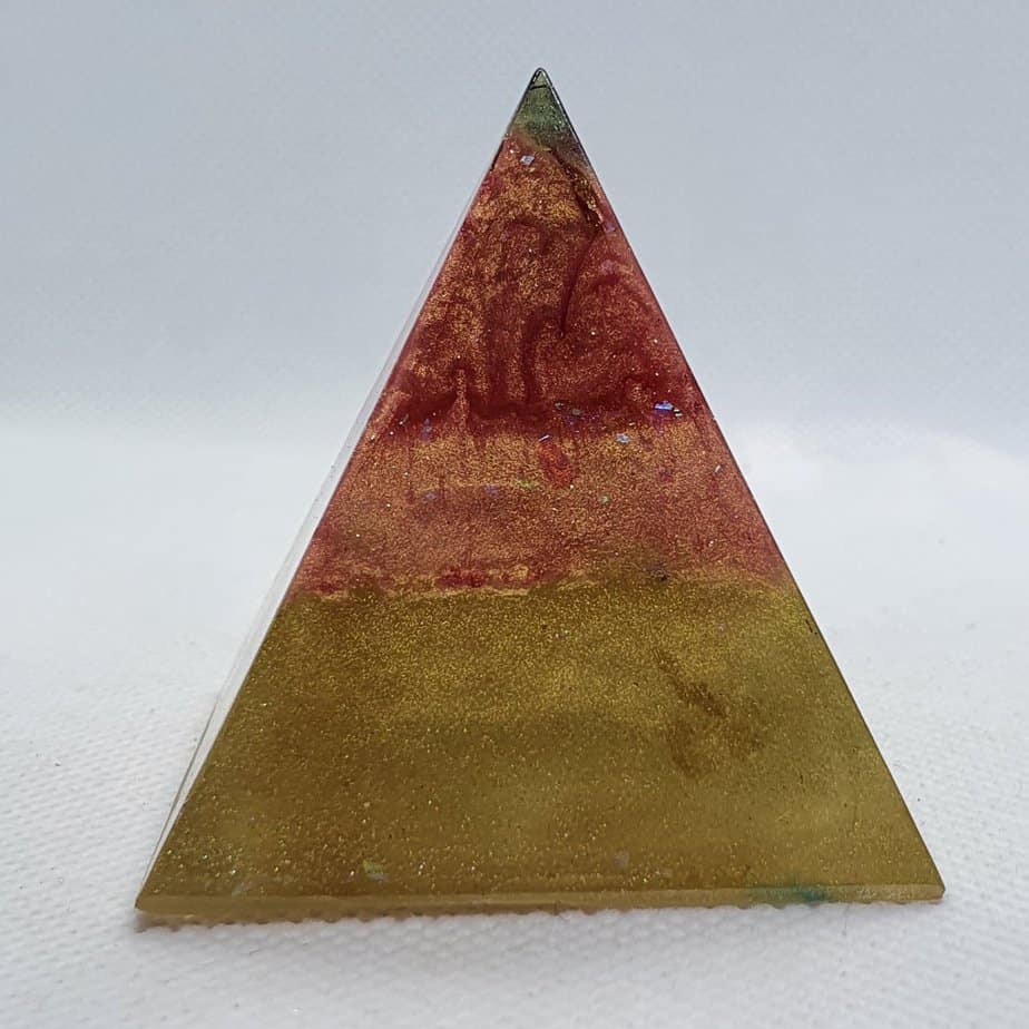 Martian Landings Orgone Orgonite Pyramid 5cm 3