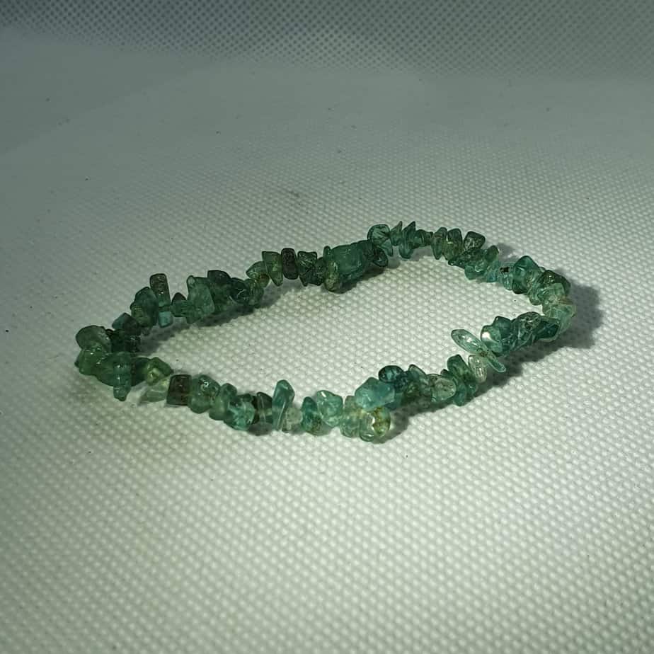 Emerald Green Calcite Chip Bracelet