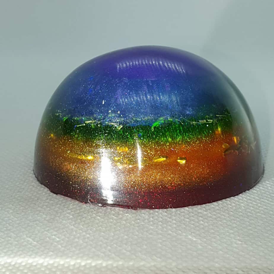 Band of Colour Orgone Orgonite Orb 1