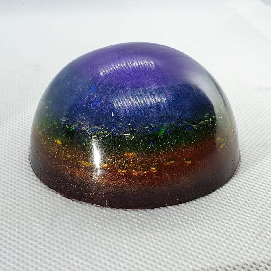 Band of Colour Orgone Orgonite Orb 2