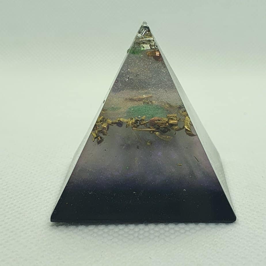 Perceptions of Depth Orgone Orgonite Pyramid 4cm 2