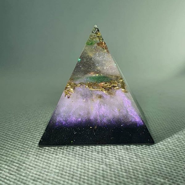 Perceptions of Depth Orgone Orgonite Pyramid 4cm 1