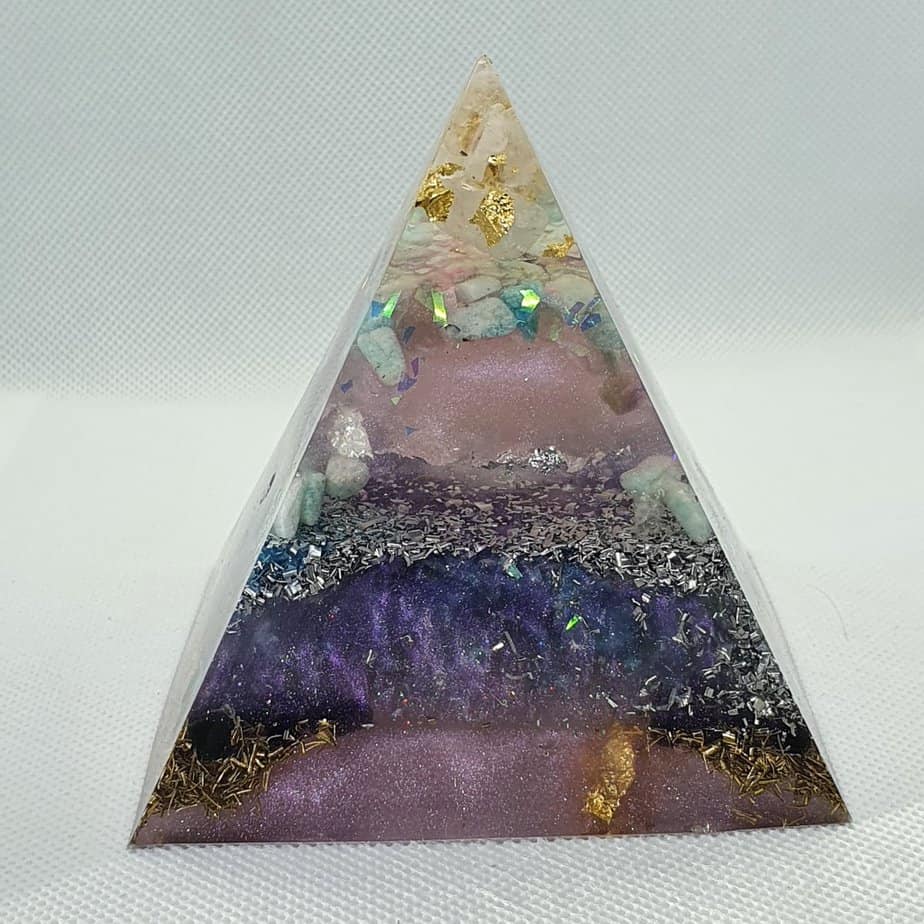 Learning to Fly Orgone Orgonite Pyramid 9cm 1