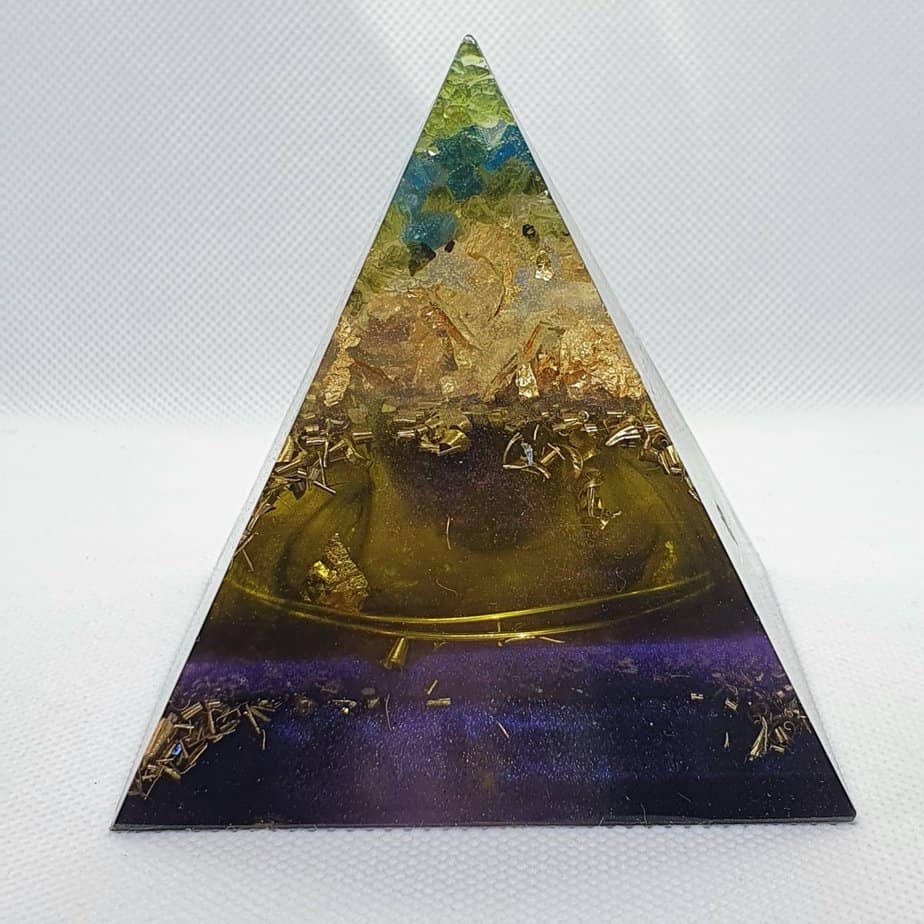 Ethereal Body Orgone Orgonite Pyramid 9cm 1