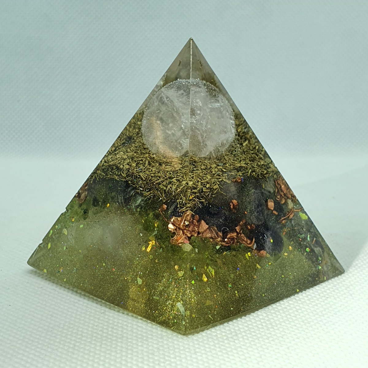 Alternate Reality Tourmaline OrgoneIt Orgonite Pyramid 6cm 1