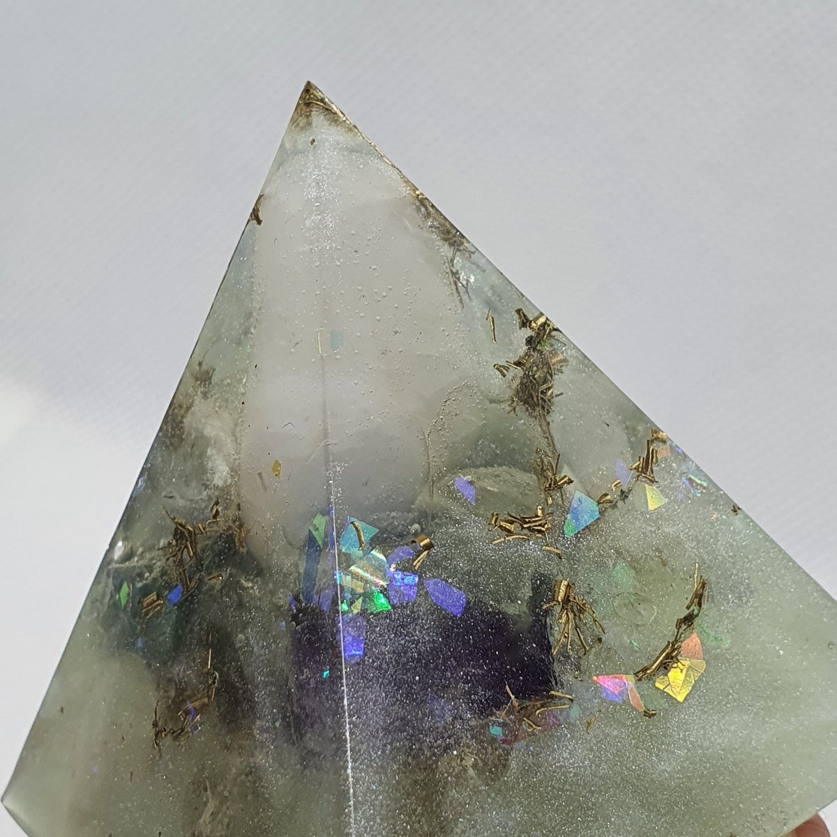 Crystal Moon Quartz Orgone Pyramid 3