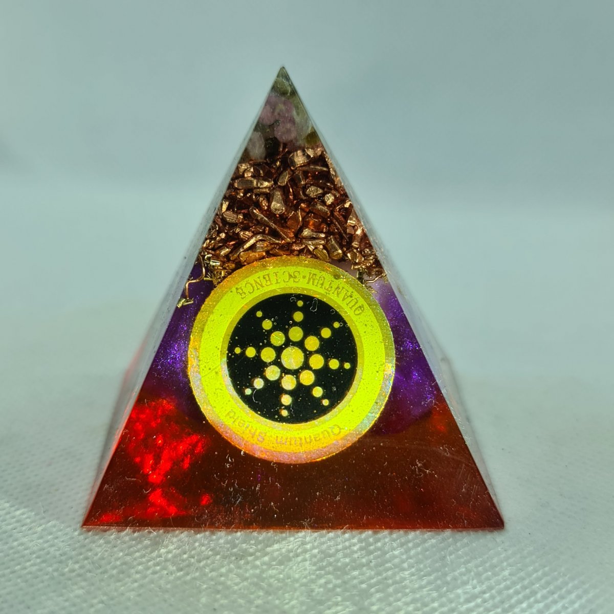 Deeply Protected Orgone Orgonite Pyramid 6cm 2