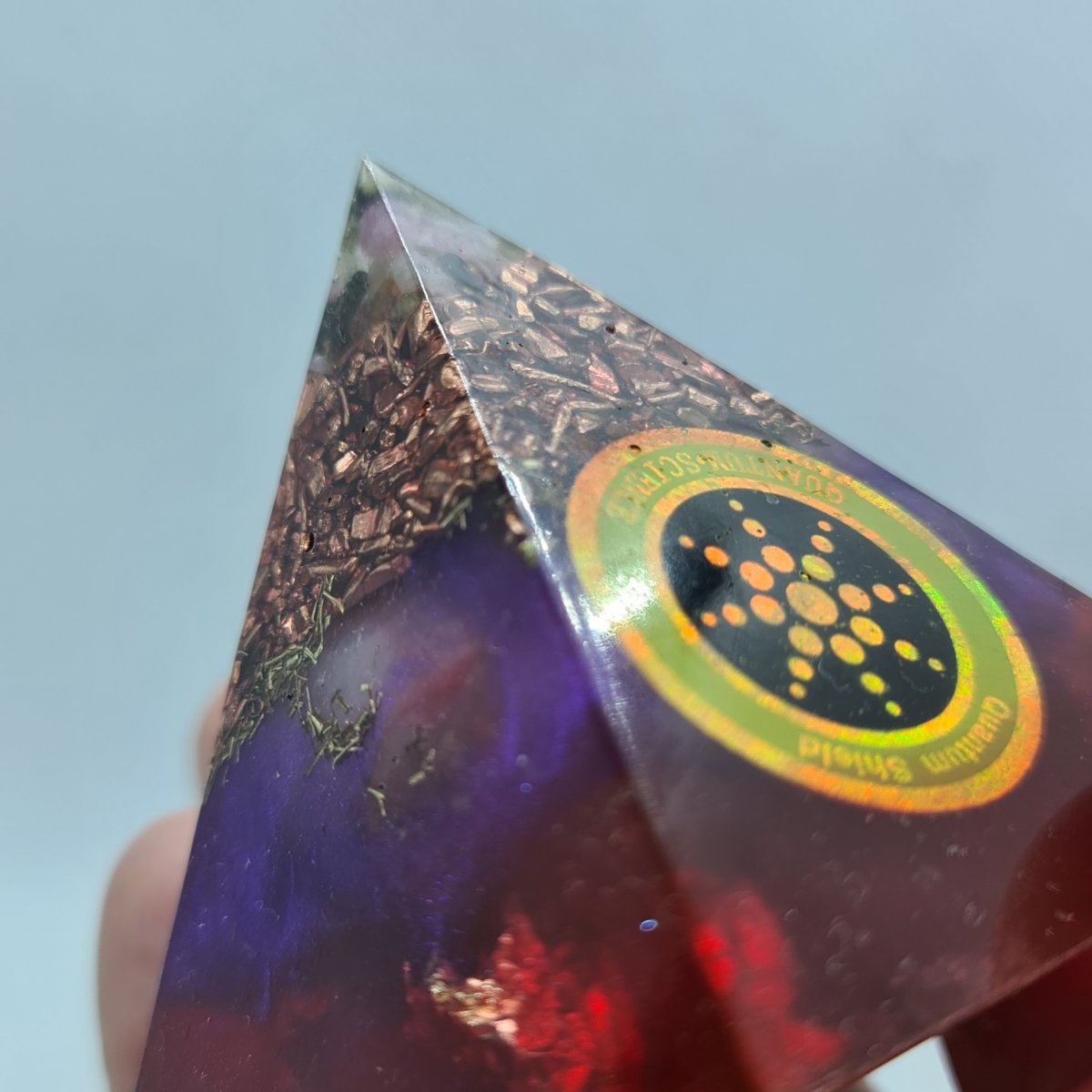 Deeply Protected Orgone Orgonite Pyramid 6cm 3